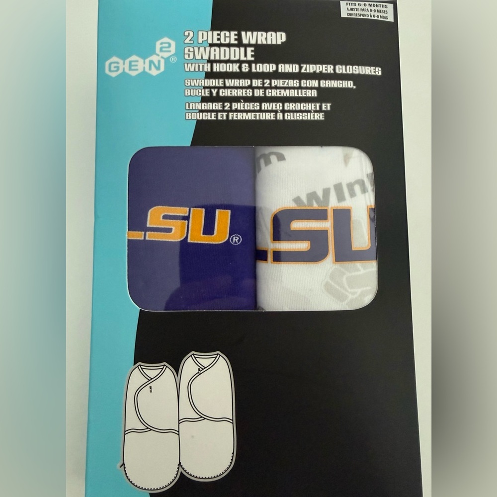 Gen2, 2 Piece LSU Wrap Swaddle Set